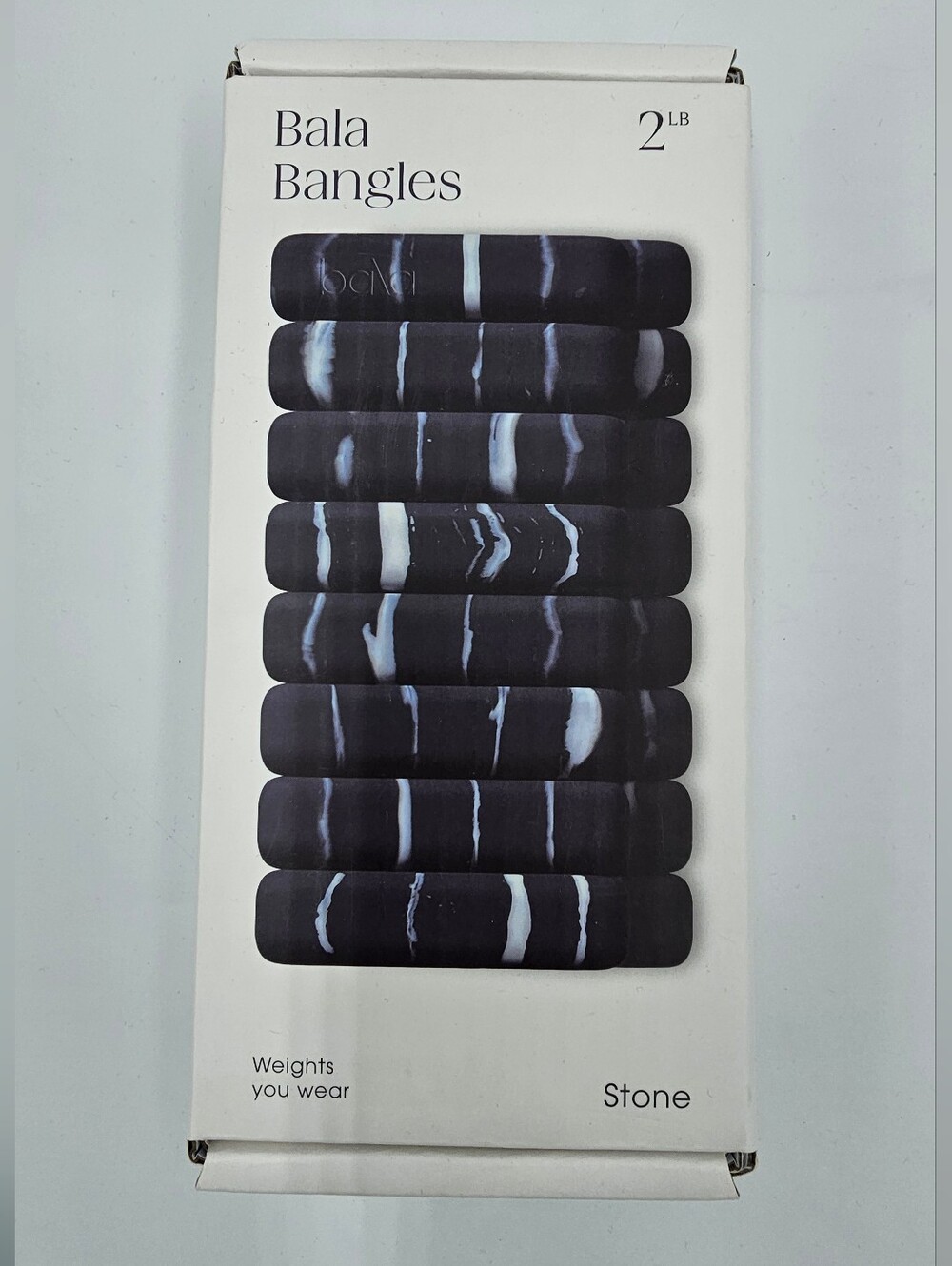 BALA Bangles MARBLE STONE 2 X 2 Lb Each Wrist & Ankle Weights BRAND NEW SEALED